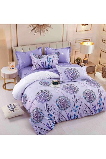 CHIRASO CHIRASO Linen, FINET 6 Pieces, Classic Sheet 234x240cm, Cheerful and Colorful Print