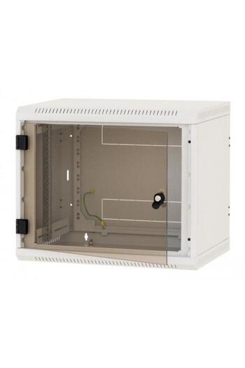 TRITON Rack de perete Triton sectiune simpla 6U 500mm adancime usa, sticla
