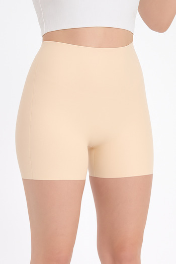 SWEAT FAST Laser Cut No Trace High Waist Gathering Boxer Shorts Casual Comfortable and Stretchy Boxer Shorts