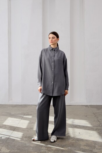 QANU Violet Suit Smoked