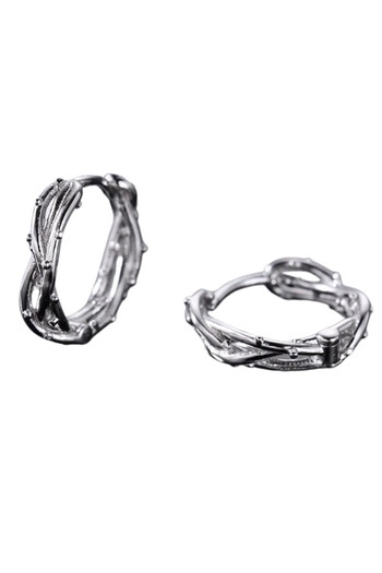 Omark Cotton Christ's Crown Earrings