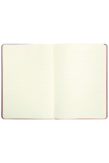 PULKO Notebook Notepad, (9X14Cm), Thermo Leather, Textured Hard Cover, 196 Pages, Lined, 036, White