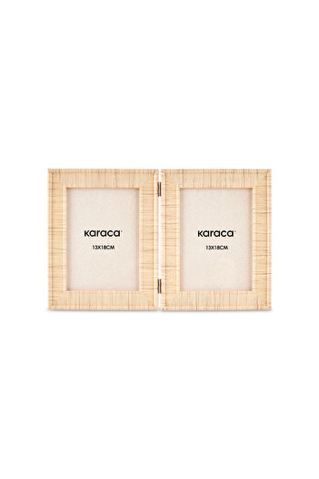 Karaca Elowen Wood Look 2-Piece Frame 13X18 cm