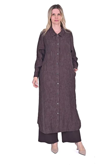 Invee Long Shirt Cap Coffee