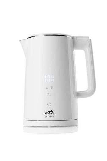 ETA Fierbător electric ETA Emma 5595 90010, 2200 W, 1,5 L, pereți dubli, 40 - 100 °C, afișaj LED, alb