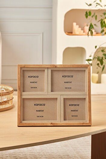 Karaca Habitat Rune Wood Look 4-Piece Frame 27.8 X 22.8 cm
