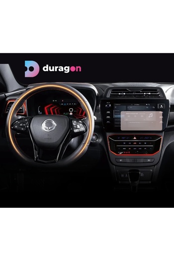 Ssangyong Kyron Navigation Display Protection Film, Duragon, Ssangyong Tivoli 2019+, silicone, Installation kit