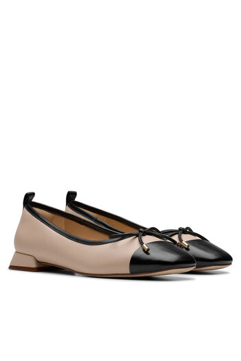 CLARKS Balerine bej pentru femei CLARKS-26181329 279 SAND COMBI