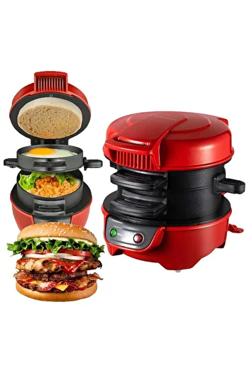 Toybox RAF Electric Burger Maker 600W For Home Kitchen