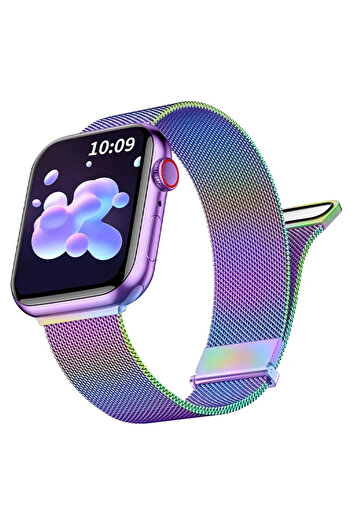 toyigoo Ally Apple Watch 7-8 45mm 6-5-4 44mm Strap Band Metal Milano Loop 3-2-1 42mm-(57 - Tygo8688-930