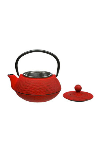 Secret de Gourmet Iron Mini Doty Teapot Red and Black 600ml