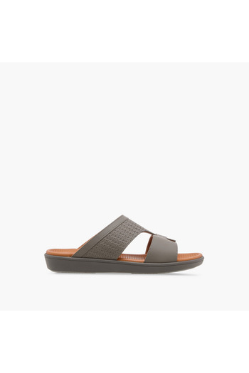 Duchini Duchini Men's Textured Slip-On Arabic Sandals