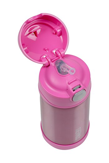 Thermos FUNtainer Pipetli Çocuk Termos 355ml (12 OZ) - Pink