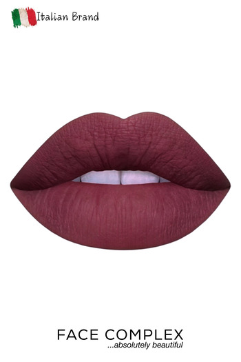 FACE COMPLEX Lip Set Lip Liner 24h Lip Tint Box, Set Ruj Lichid Creion De Buze Rezistent 24 H No.10 - Italia