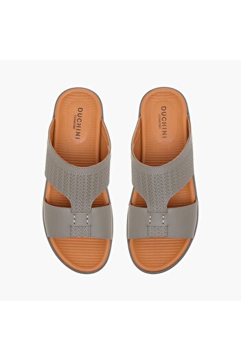 Duchini Duchini Men's Textured Slip-On Arabic Sandals