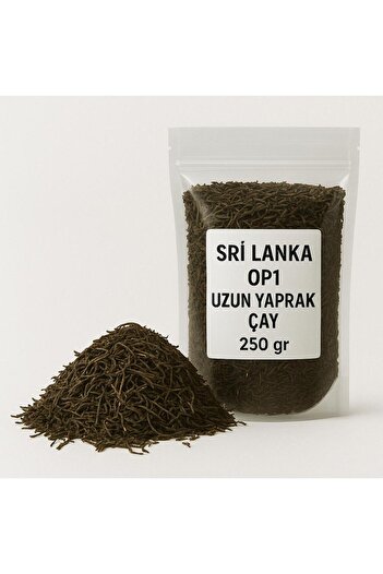 Ceylon Sri Lanka Op1 Long Leaf Black Ceylon Tea 250 g - Natural & Without Additives