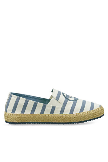 Gant Espadrile albe pentru femei GANT-RAFFIAVILLE 30568945 G208 OFF WHITE/BLUE