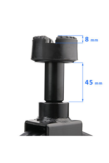 VERDA Trapezoidal Car Jack with Protective Cover and Ratchet 2t SN4569