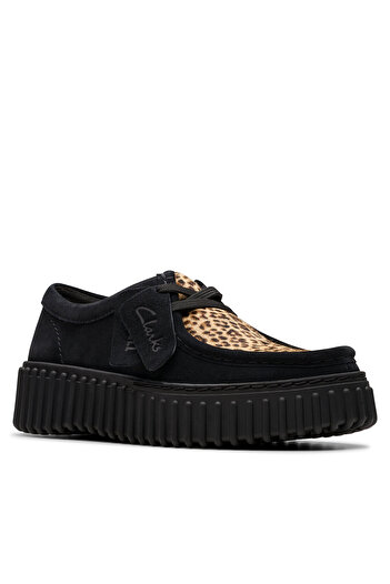 CLARKS Ghete de damă maro CLARKS-26181189 720 IMPRIMEU LEOPARD