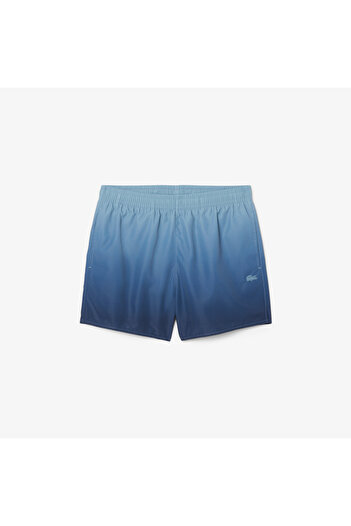 Lacoste Erkek Renk Bloklu Mavi Mayo