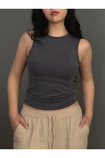 Yavuz Kapıcı Women's Sleeveless Body Blouse Original Cut