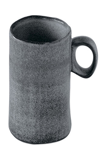 Easy Life Collection's Textured Pattern Easy Cleaning Stoneware Coffee Mug