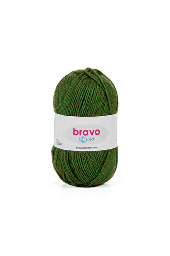 Bravo Respect Acrylic Cotton Classic Νήματα 100 γραμμάρια 230 μέτρα Πράσινο (Κωδικός χρώματος:30)
