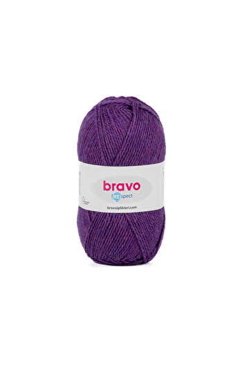 Bravo Ακρυλικό νήμα Respect Cotton Classic 100 Gr 230 μέτρα Μωβ (Κωδικός χρώματος:60)
