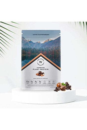 Wellbeing Nutrition Superfood Plant Protein Dark Chocolate Hazelnut