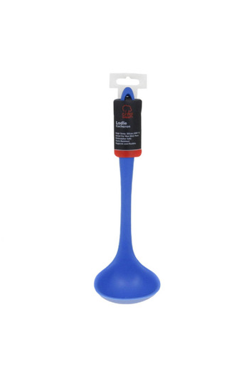 Chef Craft Premium Dishwasher Safe Silicone Cooking Ladle Blue 11.25inch