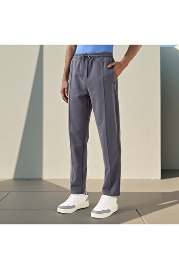 Kappa Kappa Panelled Track Pants with Drawstring Closure and Pockets