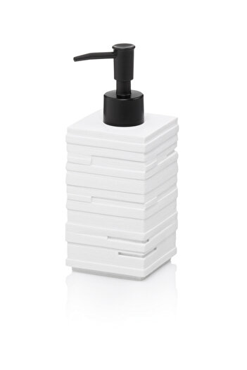 Kela Posidon soap dispenser white polyresin 350 ml
