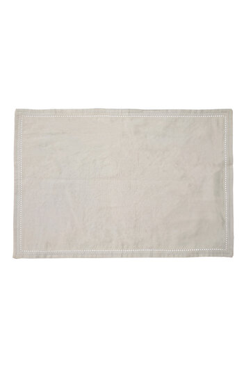 Secret de Gourmet Elina Rectangular Placemat Grey 45 x 30cm