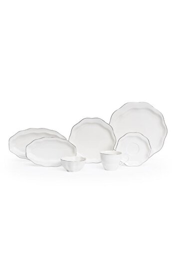 Maxx Doria Daily Platinum 26 Piece Breakfast Set for 6 People Pa2087