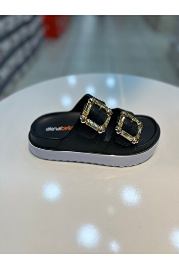 Akınal Bella Eva Double Sole High Women's Slippers