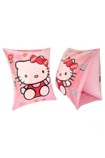 Creative Toys Set 2 inflatable swim armbands, ANGMAD, Hello Kitty model, 27x15 cm, 3–6 years, 10–25 kg, pink m