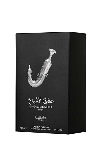lattafa Ishq Al Shuyoukh Silver Perfume by Lattafa, 100ml