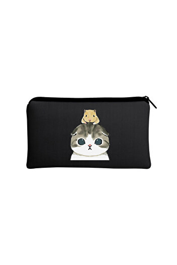 daystore Black Printed Pen Holder