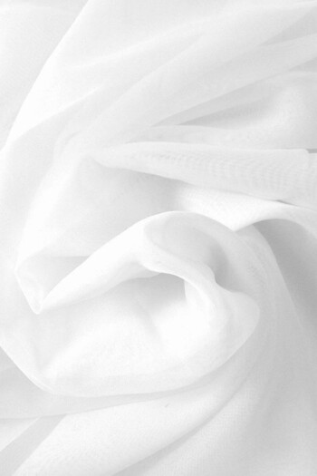 Premier Home Mira Tulle Curtain 300X270 White