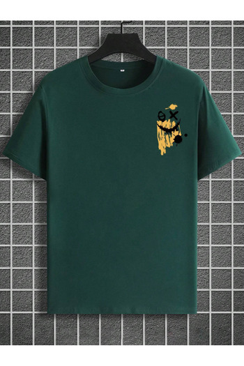COHERENT Unisex Men/Women Smile Custom Printed Oversize Cotton T-Shirt