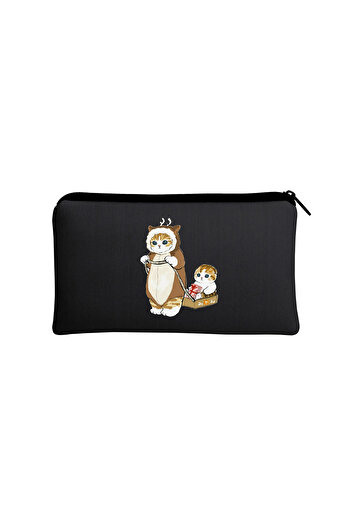 daystore Black Printed Pen Holder