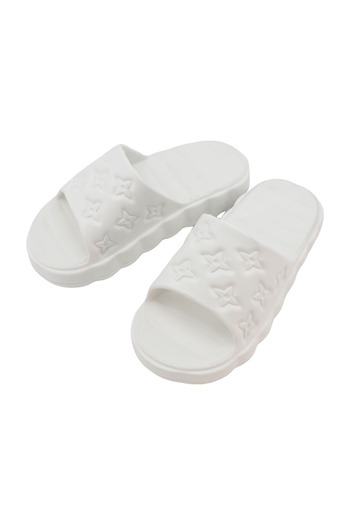 OEM Women's cheerful slippers, with platform, with textured details, made of EVA material, H01