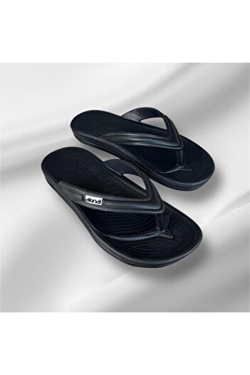AkınalBella Men's Black Soft Soft Sole Flip Flops