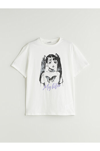 LC Waikiki Crew Neck Girl's T-Shirt