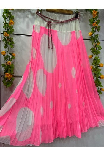 edu collection Chiffon Kiloş Skirt