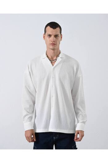 MARRAKECH Men's Crinkle Long Sleeve Shirt