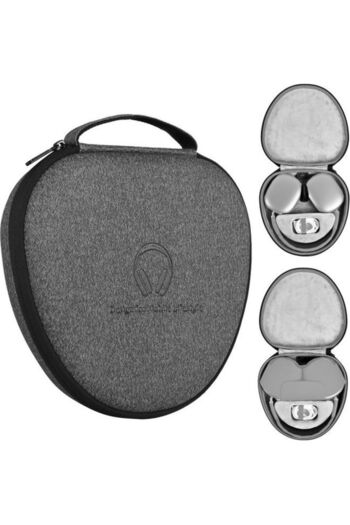 Generic BGM Ultra-thin Smart Headset Bag Storage Box for AirPods Max Grey