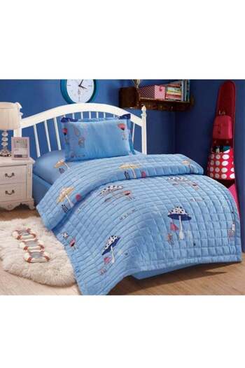 Moon 3-Piece Microfiber Quilt Set