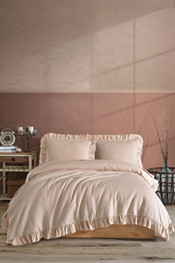 Elart Lily Bed Set (200X220 cm) Beige