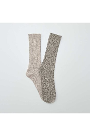 KIABI MoulinÃ© knit socks GREY